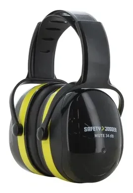 Safety Jogger Mute 34 Db Zwart voorkant