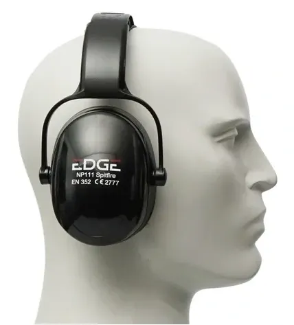 Safety Jogger Spitfire Earmuff Zwart voorkant