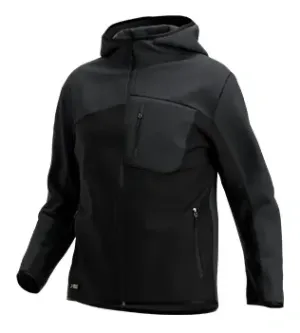 Safety Jogger Oak Hoodie Men Zwart / Donkergrijs voorkant