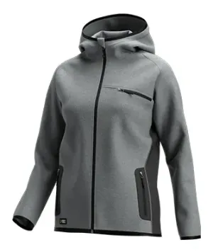 Safety Jogger Oak Hoodie W Lichtgrijs / Donkergrijs voorkant
