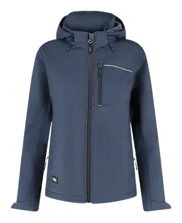 Safety Jogger Oak Softshell Jacket W Marine voorkant