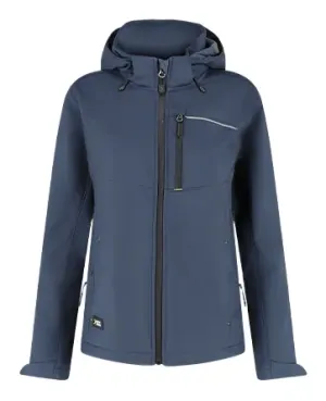 Safety Jogger Oak Softshell Jacket W Marine voorkant