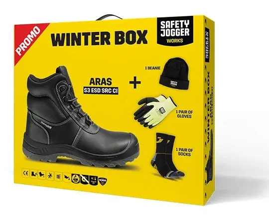 Safety Jogger Winterbox Aras Zwart voorkant