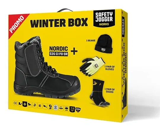 Safety Jogger Winterbox Nordic Zwart voorkant