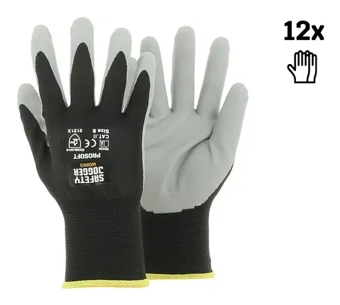 Safety Jogger Prosoft (12 paar) Zwart voorkant