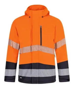 Safety Jogger Scuti Softshell Jacket M Oranje / Zwart voorkant