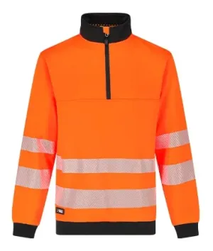 Safety Jogger Scuti Hv Sweater Oranje voorkant