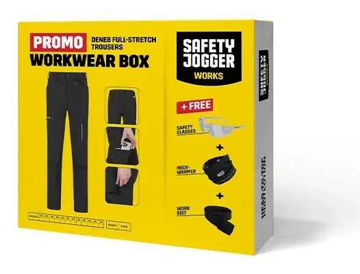 Safety Jogger Workwear Box Dfs Zwart voorkant