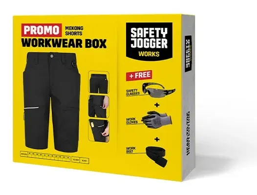 Safety Jogger Workwear Box Mekong Zwart voorkant