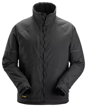 Snickers 1158 AllroundWork, Winter werkjas Zwart - Zwart voorkant