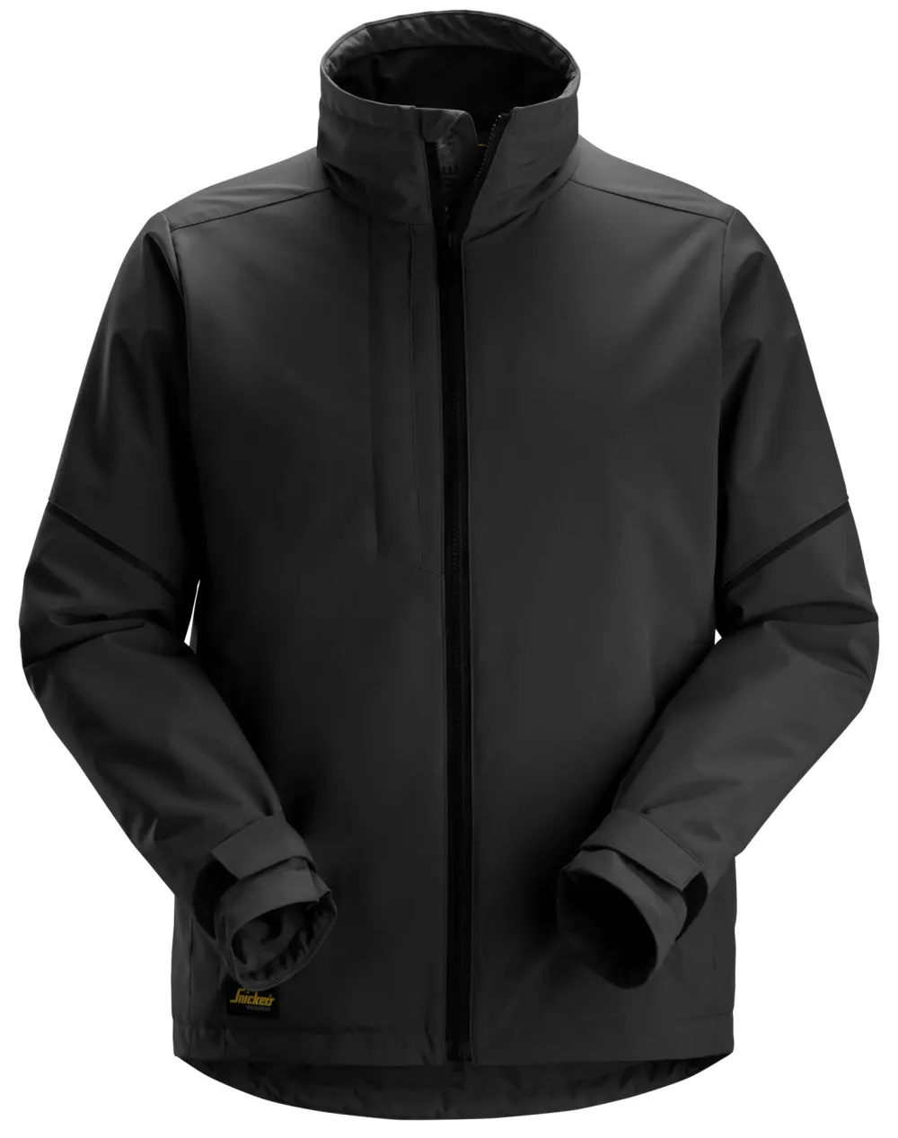 Snickers 1905 AllroundWork, Windstopper Werkjas met Fleecevoering Zwart voorkant