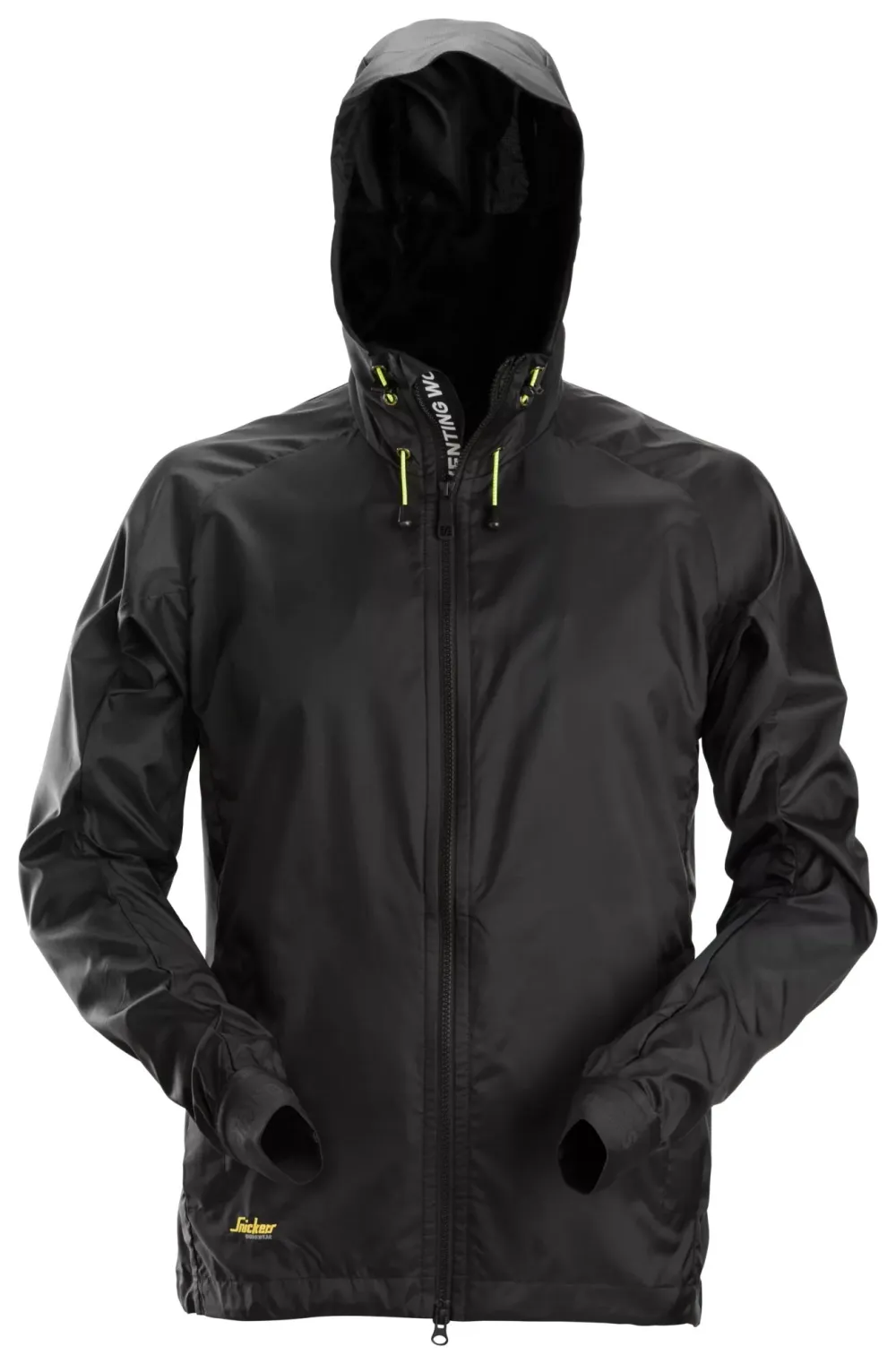Snickers 1908 LiteWork, Windbreaker Zwart - Zwart voorkant