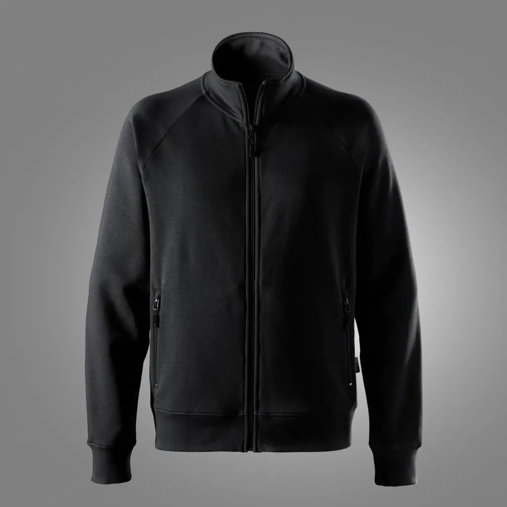 Snickers 2018 Classic Sweater met Rits Zwart voorkant
