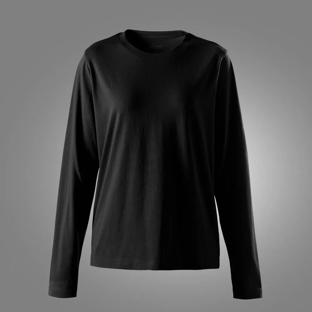 Snickers 2477 Classic Dames T-Shirt met Lange Mouwen Zwart voorkant