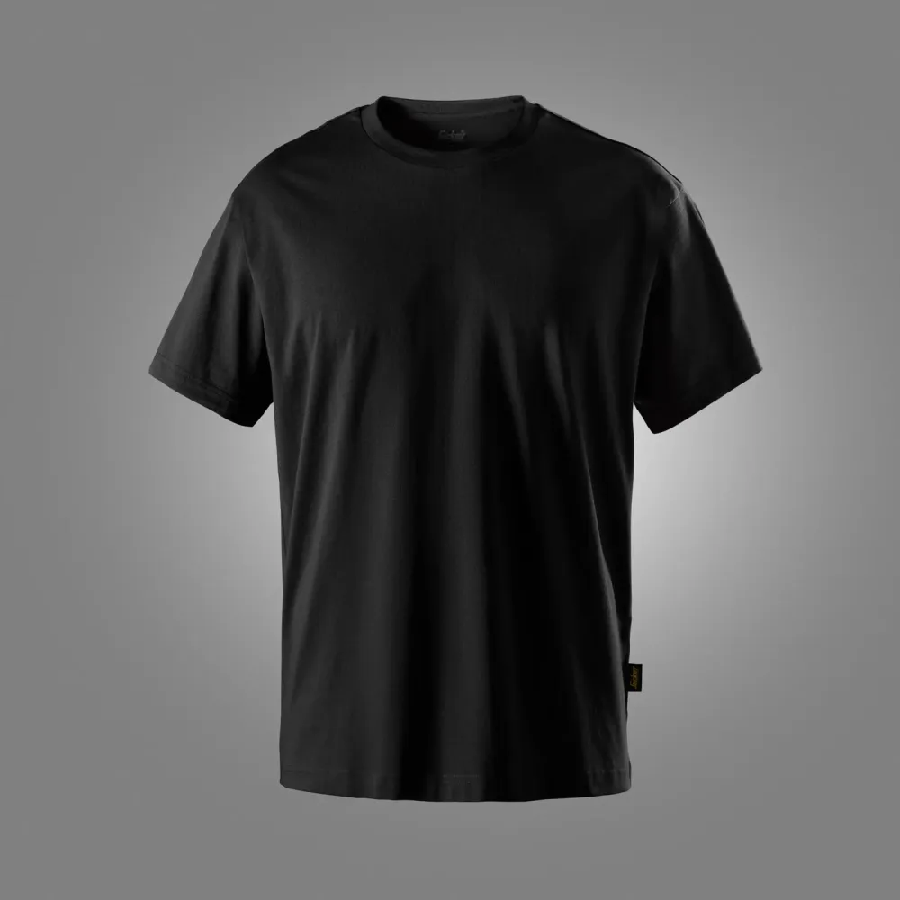 Snickers 2544 Loose Fit T-Shirt Zwart voorkant