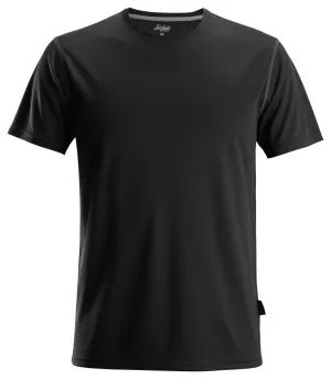 Snickers 2558 AllroundWork, T-Shirt Zwart voorkant