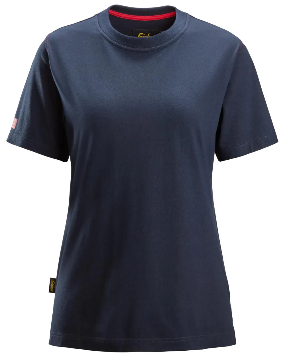 Snickers 2560 ProtecWork, Dames T-shirt met Korte Mouwen Donker Blauw voorkant