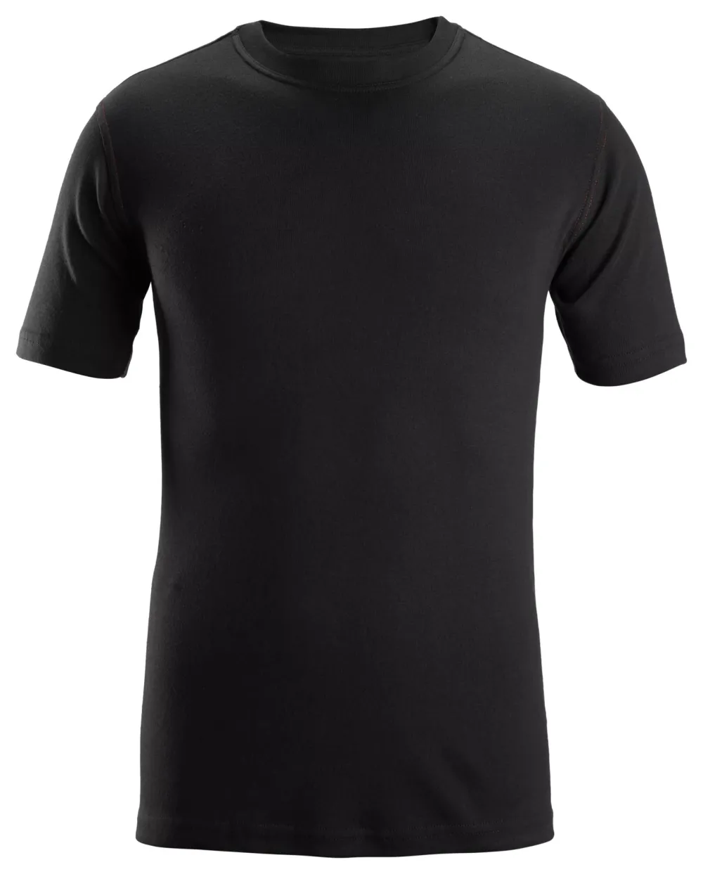 Snickers 2563 ProtecWork, T-shirt met Crewneck Zwart voorkant