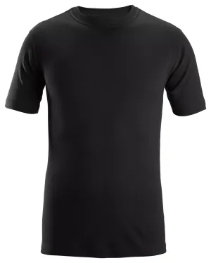 Snickers 2563 ProtecWork, T-shirt met Crewneck Zwart voorkant