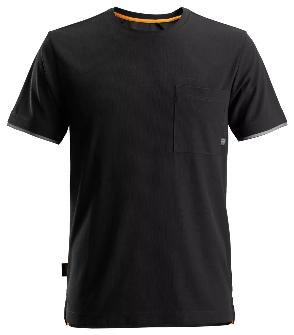 Snickers 2598 AllroundWork, 37.5® T-Shirt met Korte Mouwen Zwart voorkant