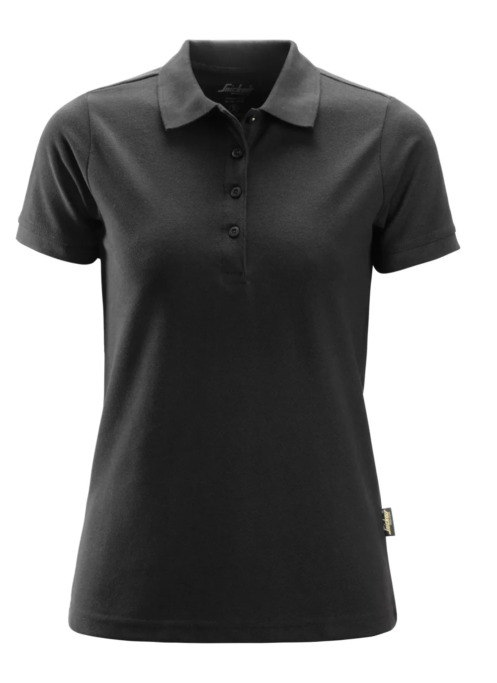 Snickers 2702 Dames Polo Shirt Zwart voorkant