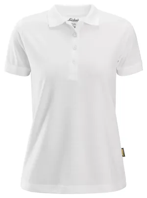 Snickers 2702 Dames Polo Shirt Wit voorkant