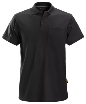 Snickers 2708 Classic Poloshirt Zwart voorkant