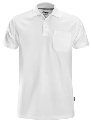 Snickers 2708 Classic Poloshirt Wit voorkant