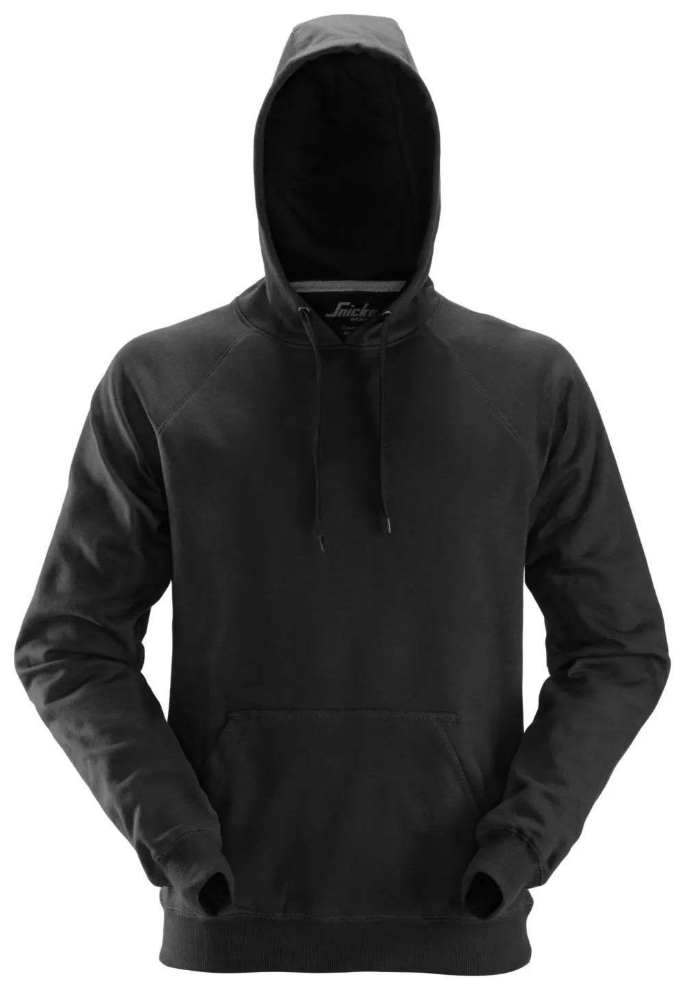 Snickers 2800 Hoodie Zwart voorkant