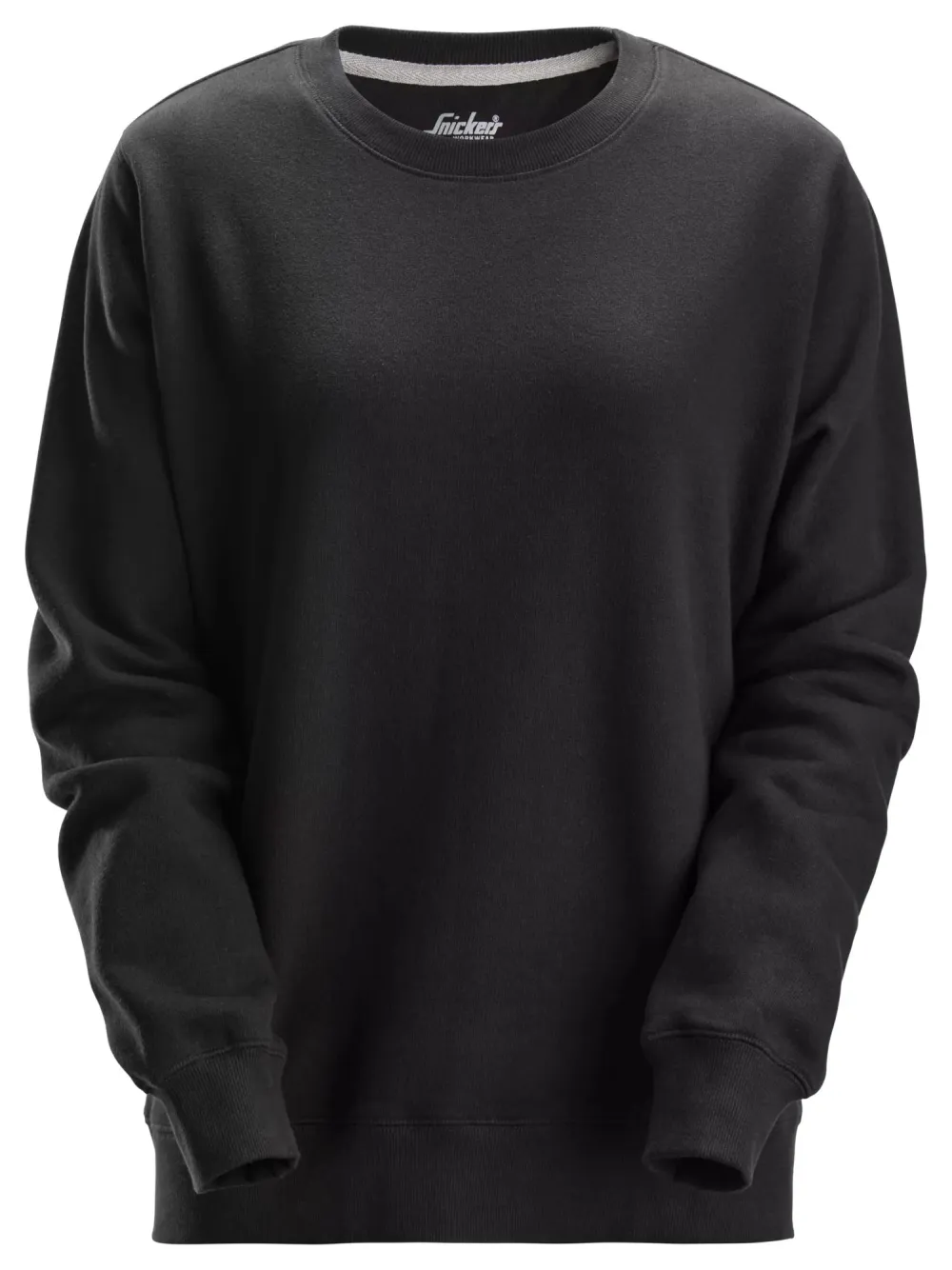 Snickers 2827 Dames Sweatshirt Zwart voorkant