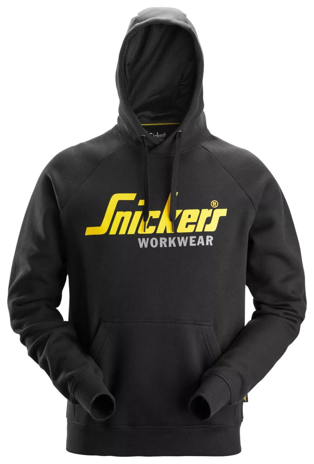Snickers 2899 Classic Logo Hoodie Zwart voorkant
