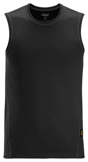 Snickers 2956 StayFresh Tanktop Zwart voorkant