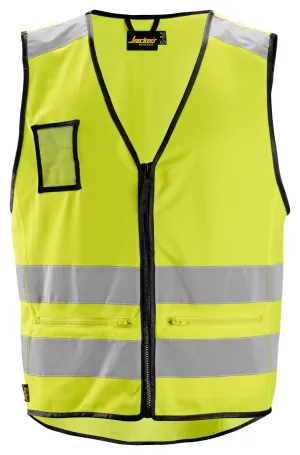 Snickers 4310 High-Vis, Hesje Klasse 2 High-Vis Geel voorkant