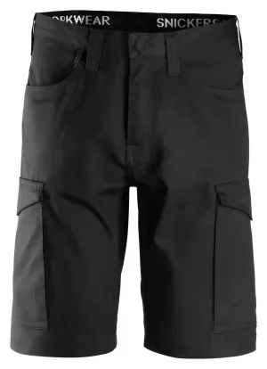 Snickers 6100 Service Shorts Zwart voorkant