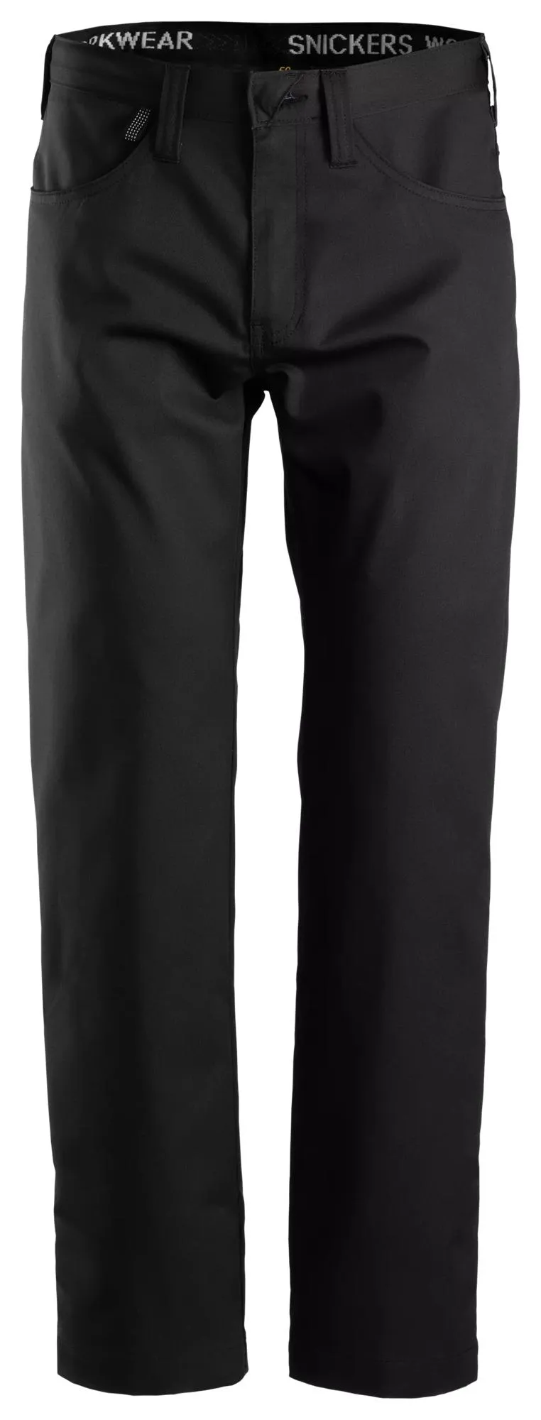 Snickers 6400 Service Chino Broek Zwart voorkant