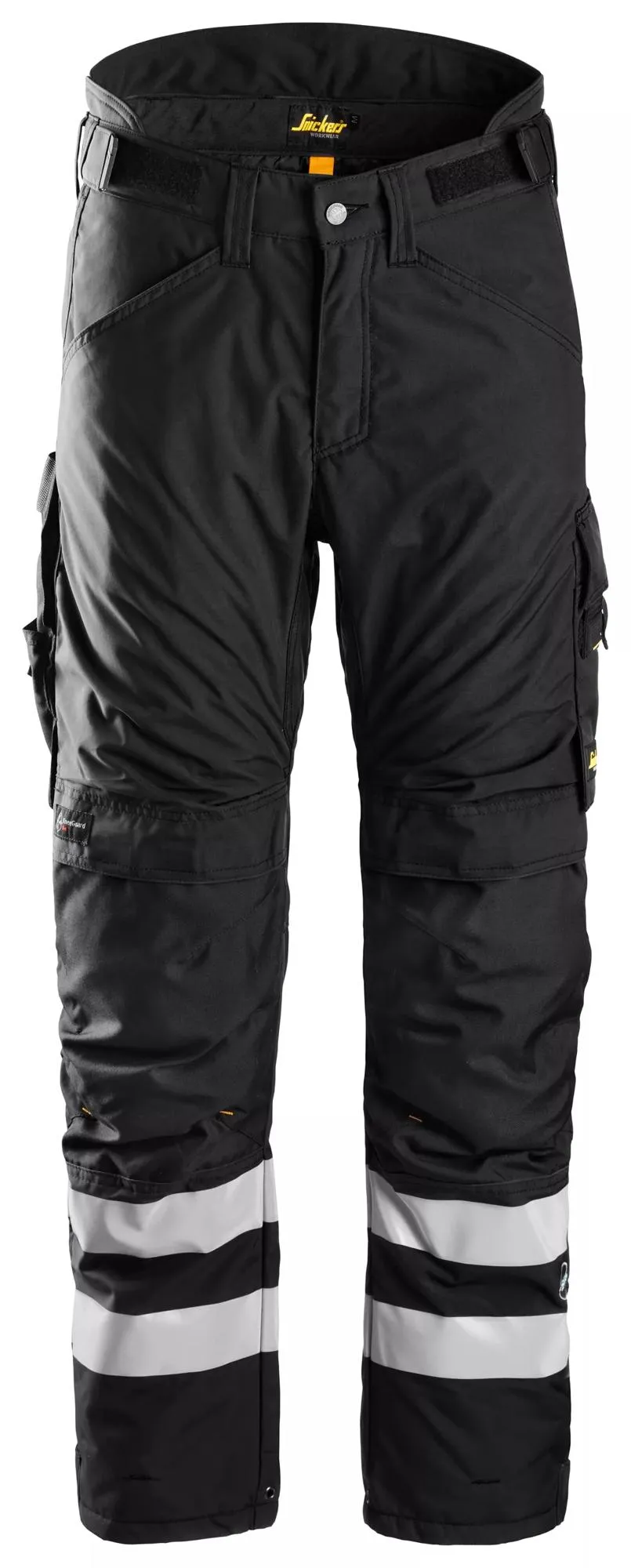Snickers 6619 AllroundWork, Geïsoleerde 37.5® Werkbroek Zwart - Zwart voorkant