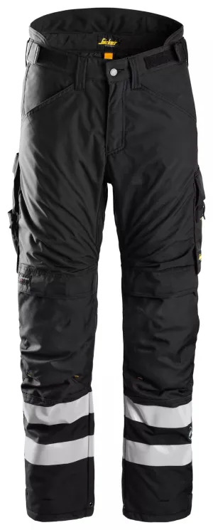 Snickers 6619 AllroundWork, Geïsoleerde 37.5® Werkbroek Zwart - Zwart voorkant