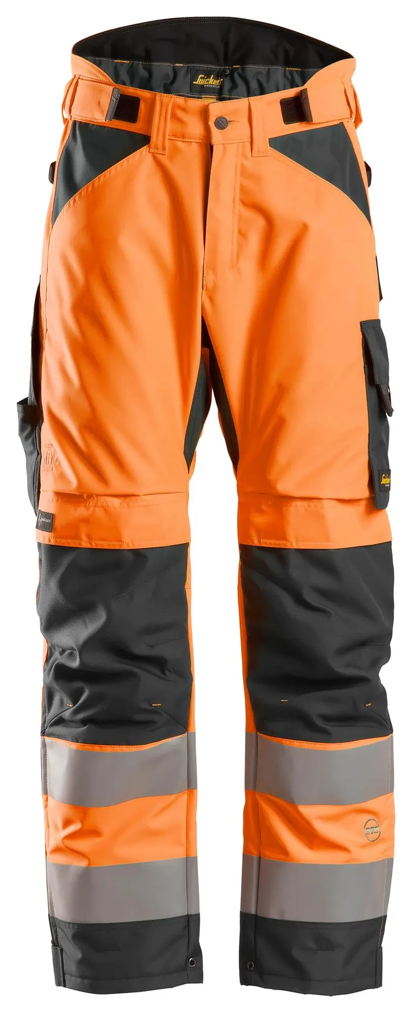Snickers 6639 High-Vis, Geïsoleerde 37.5® Werkbroek+ Klasse 2 High Vis Oranje voorkant