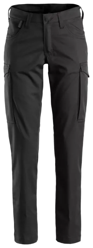 Snickers 6700 Dames Service Broek Zwart voorkant