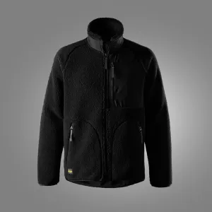 Snickers 8016 Teddy Vest Zwart - Zwart voorkant
