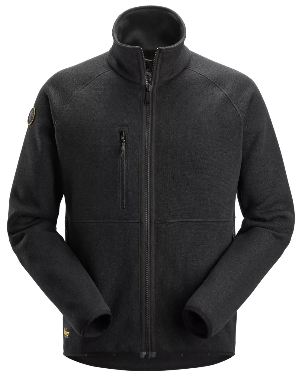 Snickers 8020 AllroundWork, Polartec® Thermal Pro® Fleece Vest Zwart voorkant