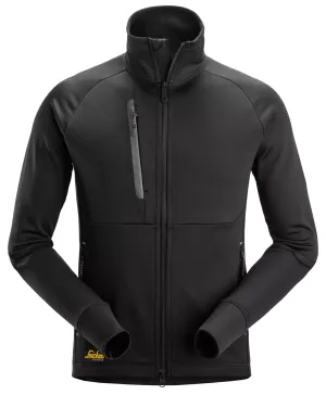Snickers 8023 FlexiWork, Polartec® Power Stretch® Vest Zwart voorkant