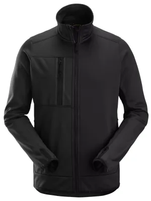 Snickers 8059 AllroundWork, Fleece Vest met Rits Zwart voorkant