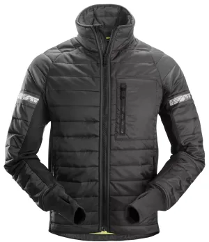 Snickers 8101 AllroundWork, Geïsoleerd 37.5® Werkjack Zwart - Zwart voorkant