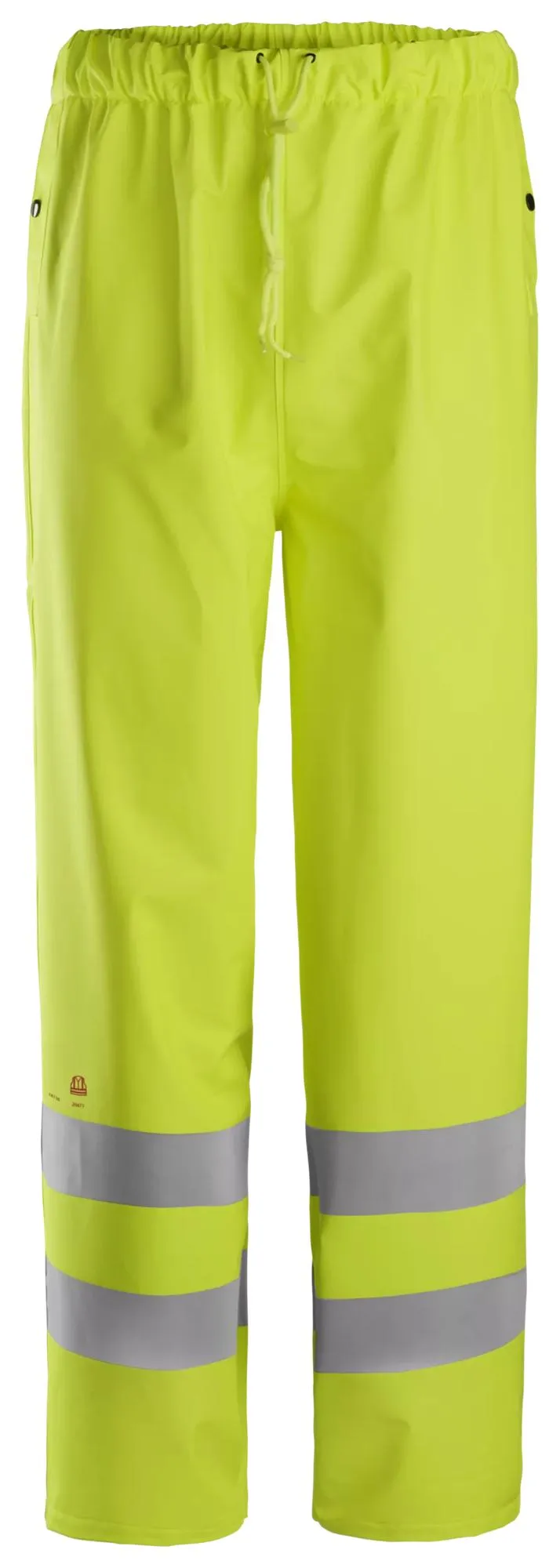 Snickers 8267 ProtecWork, Regenbroek PU, High-Vis Klasse 2 High Vis Geel voorkant