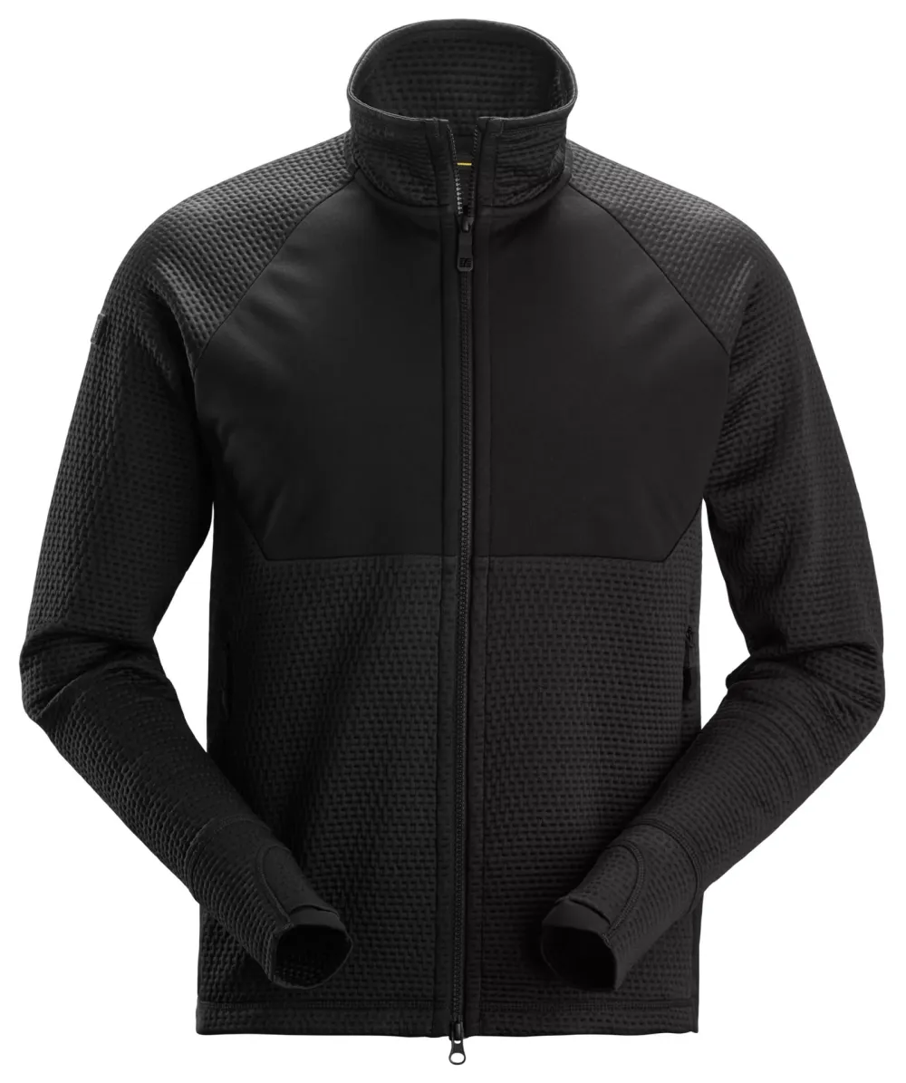 Snickers 8404 FlexiWork, Tussenlaag Vest Zwart - Zwart voorkant