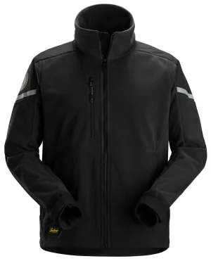 Snickers 8410 AllroundWork, Windblocker Fleecevest Zwart - Zwart voorkant