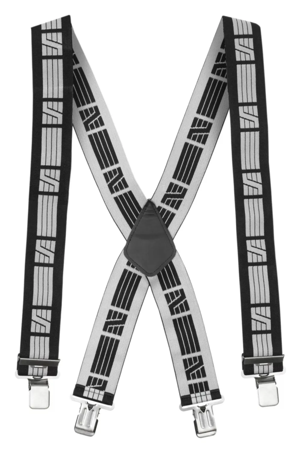 Snickers 9050 Elastische Bretels Zwart - Grijs voorkant