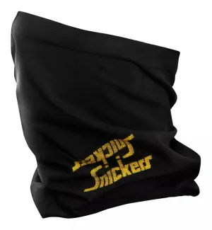 Snickers 9054 FlexiWork, Naadloze Buff Nekwarmer Zwart voorkant