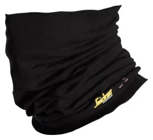 Snickers 9076 ProtecWork, Wollen Headwear Zwart voorkant